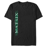 Men's The Matrix Vertical Logo  Adult T-Shirt