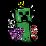 Men's Minecraft Creeper King  Adult T-Shirt