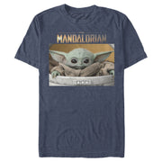 Men's Star Wars: The Mandalorian The Child Bassinet  Adult T-Shirt