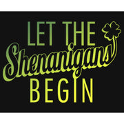 Men's Lost Gods St. Patrick's Day Let the Shenanigans Begin  Adult T-Shirt