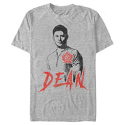 Men's Supernatural Dean Portrait  Adult T-Shirt