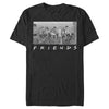 Men's Friends Besties Atop Skyscraper Photo  Adult T-Shirt