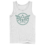 Men's Nintendo The Legend of Zelda: Tears of the Kingdom Green Hyrule Crest  Adult Tank Top