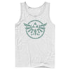 Men's Nintendo The Legend of Zelda: Tears of the Kingdom Green Hyrule Crest  Adult Tank Top