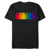 Men's Star Wars The Last Jedi BB-8 Pride Rainbow  Adult T-Shirt