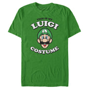 Men's Nintendo This is my Luigi Costume  Adult T-Shirt