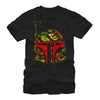 Men's Star Wars Boba Fett Tropical Print Helmet  Adult T-Shirt