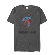 Men's Marvel Spider-Man Web  Adult T-Shirt