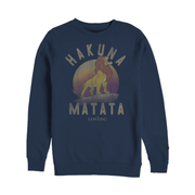 Men's Lion King Simba Hakuna Matata  Adult Sweatshirt