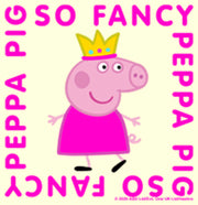 Men's Peppa Pig So Fancy  Adult T-Shirt