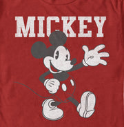 Men's Mickey & Friends Retro Walking Pose  Adult T-Shirt