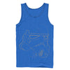 Men's Star Wars Stormtrooper Outline  Adult Tank Top