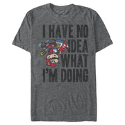 Men's Nintendo Mario Kart No Idea What I'm Doing  Adult T-Shirt