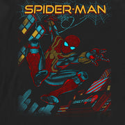 Men's Marvel Spider-Man: No Way Home Slinging Cover  Adult Long Sleeve Shirt