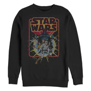 Men's Star Wars Retro Explosion  Adult Sweatshirt