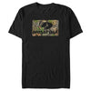 Men's Mossy Oak Black In the Woods Logo  Adult T-Shirt