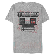 Men's Nintendo NES Controller on Like 1985  Adult T-Shirt