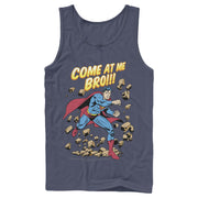 Men's Superman Come At Me Bro  Adult Tank Top