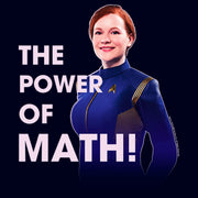 Men's Star Trek: Discovery Sylvia Tilly The Power of Math  Adult T-Shirt