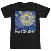 Men's Star Wars That's No Moon Art  Adult T-Shirt