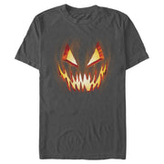 Men's Lost Gods Evil Pumpkin Face  Adult T-Shirt