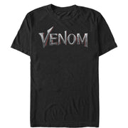 Men's Marvel Venom Film Metallic Logo  Adult T-Shirt