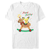 Men's Pokemon Christmas Pichu Rocker  Adult T-Shirt