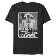 Men's Star Wars: The Rise of Skywalker R2-D2 With You Always  Adult T-Shirt