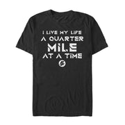 Men's Fast & Furious Live Quarter Mile  Adult T-Shirt