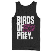 Men's Birds of Prey Bold Text Logo  Adult Tank Top