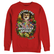 Men's Lost Gods Feline the Spirit  Adult Sweatshirt