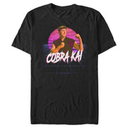 Men's Cobra Kai Retro Wave Johnny  Adult T-Shirt