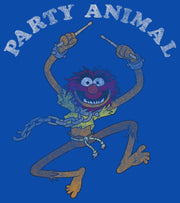 Men's The Muppets Animal Party  Adult T-Shirt