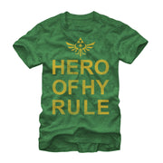 Men's Nintendo Legend of Zelda Hyrule Hero  Adult T-Shirt