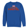 Men's Marvel Captain Marvel Classic Logo  Adult Sweatshirt