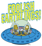 Men's The Simpsons Foolish Earthlings  Adult Sweatshirt