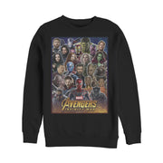 Men's Marvel Avengers: Infinity War Hero Collage  Adult Sweatshirt