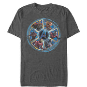 Men's Marvel Avengers: Endgame Hero Wheel  Adult T-Shirt