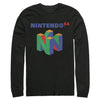 Men's Nintendo Classic N64 Logo  Adult Long Sleeve Shirt