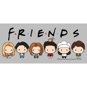 Men's Friends Chibi Characters  Adult T-Shirt