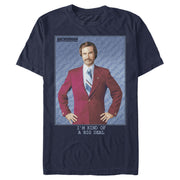 Men's Anchorman Ron Burgundy Big Deal  Adult T-Shirt