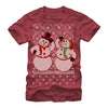 Men's Lost Gods Jolly Holiday Snowmen  Adult T-Shirt