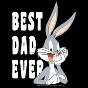 Men's Looney Tunes Father's Day Bugs Bunny Best Dad Ever  Adult T-Shirt