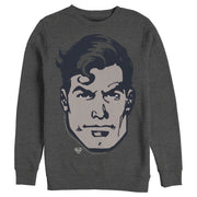 Men's Superman Classic Clark Kent Portrait  Adult Sweatshirt