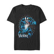 Men's Marvel Venom Retro Web  Adult T-Shirt