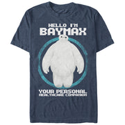 Men's Big Hero 6 Hello I'm Baymax  Adult T-Shirt