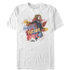 Men's Marvel Captain Marvel Faster Stars  Adult T-Shirt