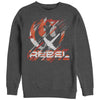 Men's Star Wars Rogue One Rebel Crest Streaks  Adult Sweatshirt