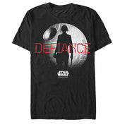 Men's Star Wars Rogue One Jyn Defiance Silhouette  Adult T-Shirt