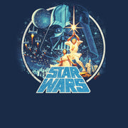 Men's Star Wars Classic Scene Circle  Adult T-Shirt